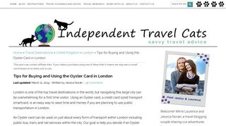 Tips for Buying and Using the Oyster Card in London