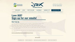 Sign Up | Jax Fish House & Oyster Bar
