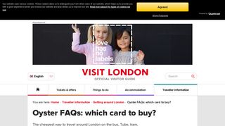 Oyster FAQs: which card to buy? - visitlondon.com
