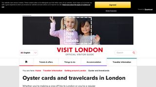 Oyster cards and travelcards in London - Getting Around London ...