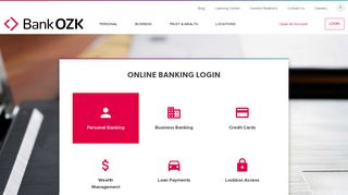 Login - Bank OZK