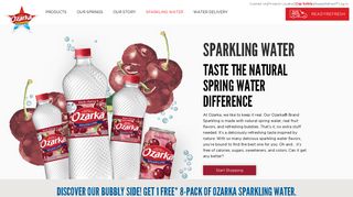 Sparkling Water | Ozarka® Brand Sparkling Natural Spring Water