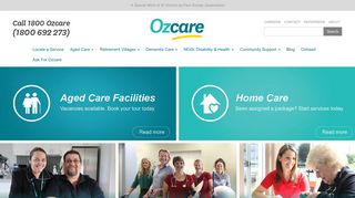 Ozcare: Aged Care Facilities & Homecare in Queensland