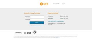 Login - OFX Foreign Exchange Services
