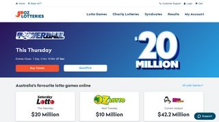 Oz Lotteries: Buy Australian Lotto Tickets Online