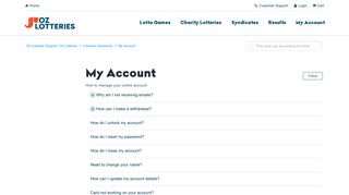 My Account – Oz Lotteries Support | Oz Lotteries