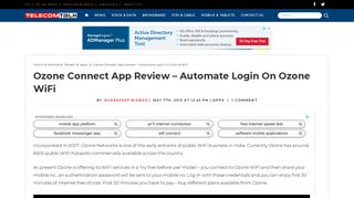 Ozone Connect App Review – Automate Login On Ozone WiFi ...