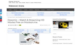 Ozoomic - Watch & Streaming HD Movies Free on ... - Makeover Arena