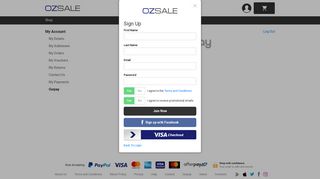 Ozsale.com.au - Ourpay schedule