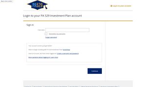 Login to your PA 529 Investment Plan account - Pennsylvania College ...