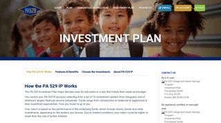 Investment Plan - PA529 | College and Career Savings Program
