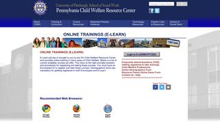 University of Pittsburgh: Pennsylvania Child Welfare Resource Center ...