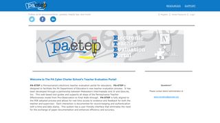 The PA Cyber Charter School PAETEP Portal > Home_Public