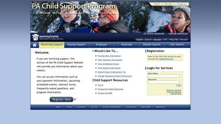 PA Child Support Program - Pennsylvania Child Support Program