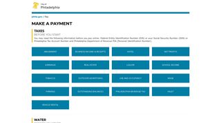 Make a Payment - Payment Center - City of Philadelphia