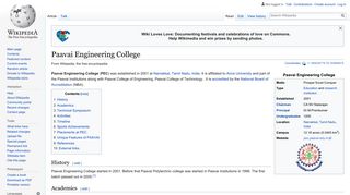 Paavai Engineering College - Wikipedia