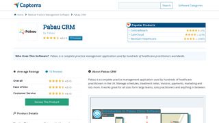 Pabau CRM Reviews and Pricing - 2019 - Capterra