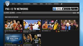 Pac-12 TV Networks | Pac-12