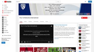 Pac-12 Networks International - YouTube