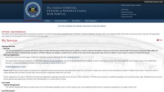 UJS Portal - Pennsylvania's Unified Judicial System