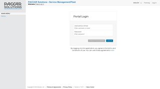 Portal Login - PACCAR Solutions - Decisiv