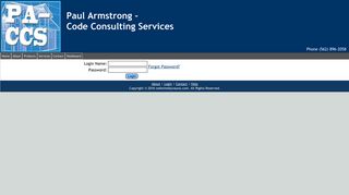 Login to PACCS Time Card - Paul Armstrong