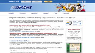 Oregon Residential Contractor CE Courses - Pace PDH