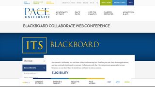 Blackboard Collaborate Web Conference | PACE UNIVERSITY