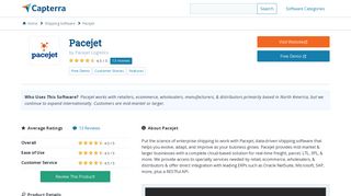 Pacejet Reviews and Pricing - 2019 - Capterra