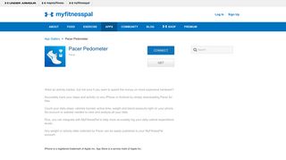 Pacer Pedometer - MyFitnessPal