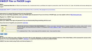 CM/ECF Filer or PACER Login - Live Database: nyeb_live