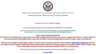 CM/ECF LIVE, Ver 6.2.2 - U.S. District Court, Northern Illinois-United ...