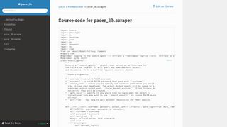 pacer_lib.scraper — pacer_lib 2.33 documentation