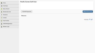 Member Login - Pacific Dunes Golf Club
