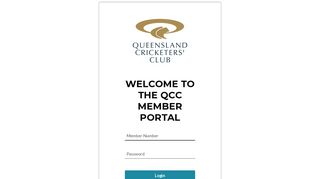 the QCC Member Portal - Sign In