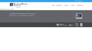 Login | Brown & Brown Pacific Insurance - Servco Pacific Insurance