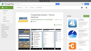 FreightWeb Mobile - Pacific National - Apps on Google Play