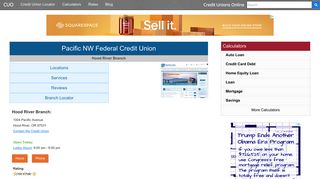 Pacific NW Federal Credit Union - Hood River, OR at 1004 Pacific ...