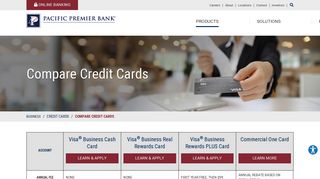 Business Credit Card | Pacific Premier Bank | Irvine, CA - Riverside ...