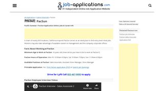 PacSun Application, Jobs & Careers Online - Job-Applications.com