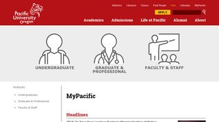 MyPacific | Pacific University