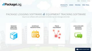 Package logging software & equipment / reservations scheduling ...