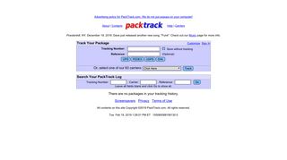 PackTrack.com - all-in-one package tracking with UPS, FedEx, USPS ...