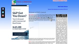 PACL Limited - Real Estate Development Company