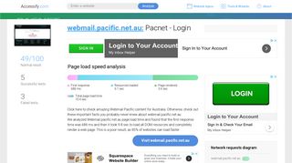 Access webmail.pacific.net.au. Pacnet - Login