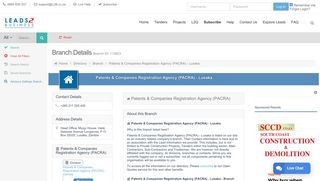 Branch: Patents & Companies Registration Agency (PACRA) - Lusak ...