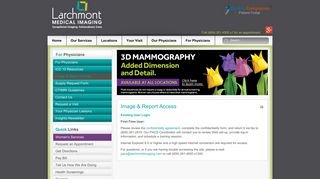 Image & Report Access - Larchmont Imaging