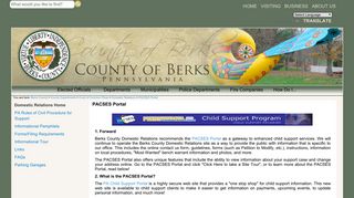 PACSES Portal - Berks County