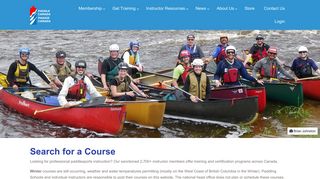 Search for a Course | Paddle Canada