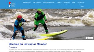 Become an Instructor Member | Paddle Canada